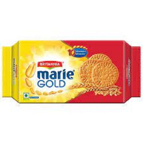 Hygienically Prepared Semi-Hard Gluten Free Sweet Round Britannia Marie Gold Biscuits