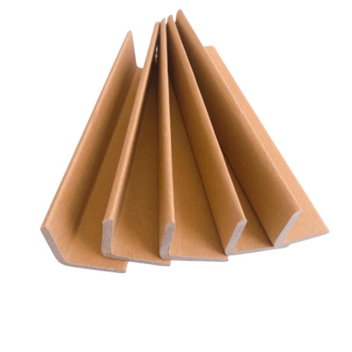 Brown 1 Meter 4 Mm Thick Plain Kraft Paper Angle Board For Shipping Boxes