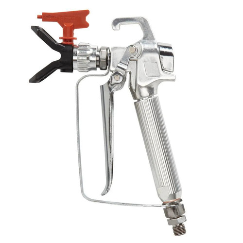 Silver 1.02 Kg Rust Proof Polished Finish Stainless Steel Airless Spray Gun