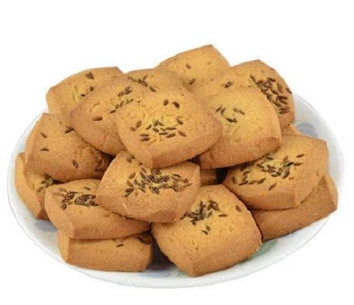 Low Fat Square Shape Sweet Taste Jeera Cookies