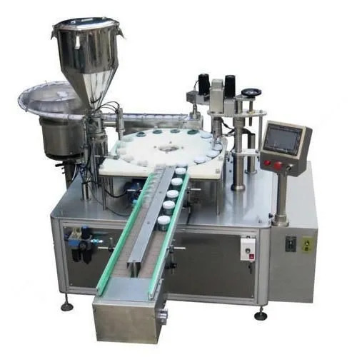 70 Jar Per Minute Capacity Stainless Steel Automatic Cosmetic Filling Machine