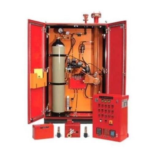 Nitrogen Injection Fire Protection System - Cast Iron, Brass Material, High Pressure | Red Fire Prevention Cabinet, Multi Color Options