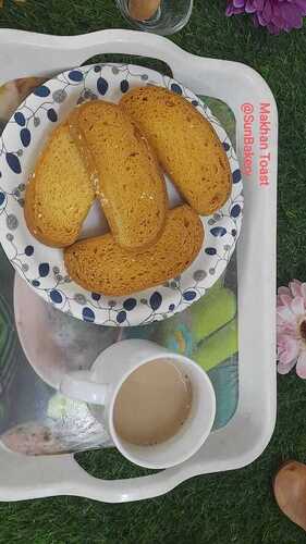 Eggless Suji Rusk Served With Tea And Coffee