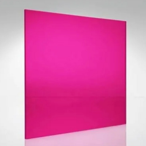 Pink Color Glossy Glass Acrylic Sheet