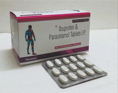 Iburpofen And Paracetamol Tablets