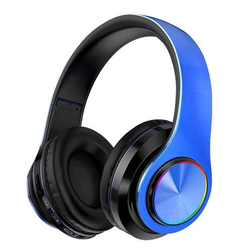 Blue Designer Bluetooth Headphone 