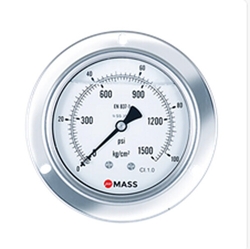 Mass EN837-1, Mass Analog Pressure Gauges