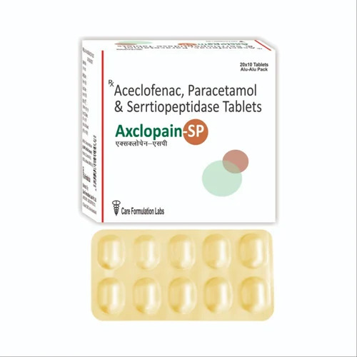 Aceclofenac Paracetamol And Serratiopeptidase Tablets - Prescription Medicine For Hospital & Clinic Use | Precautionary Measures Included, Tablet Form