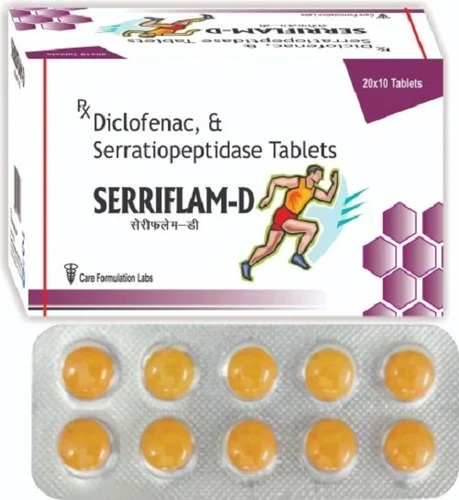 Diclofenac And Serratiopeptidase Tablets