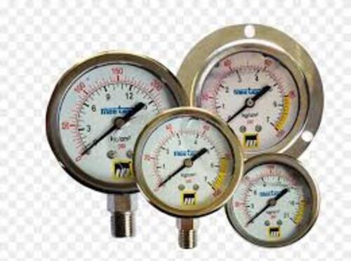 Pressure Gauge - Color: White