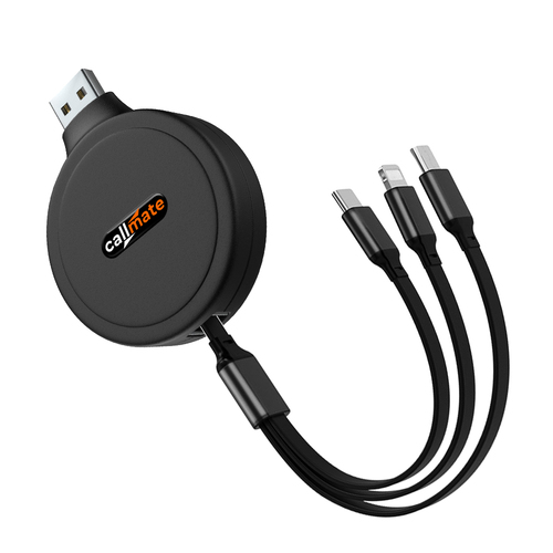 Tricord 3 in 1 Retractable Charging Cable