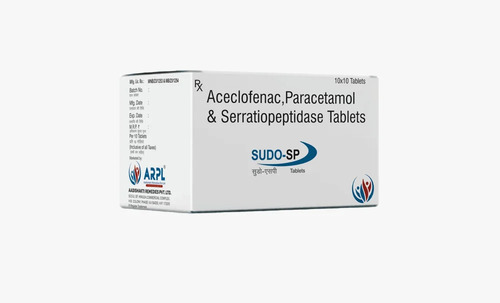 Aceclofenac Paracetamol And Serratiopeptidase Tablets