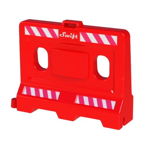 1 Meter L Shape Road Safety Barricade - Color: Available In Red And Yellow