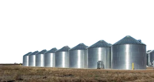 Corrosion Resistant Zincalum Grain Storage Silos