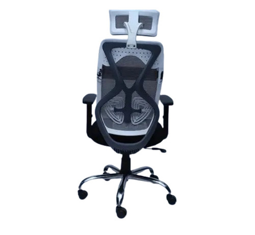 Office Chair - High Strength, Superior Quality, 1 Seater, Black & White | 360º Swivel, Easy To Clean, Modern Design