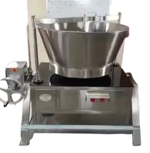 Khoya Making Machine - Premium Automatic Stainless Steel, Silver Color, Good Quality, Low Energy Consumption, Optimum Performance