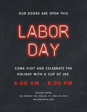 Labor Day Special Flyer