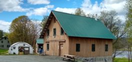 Dartmouth Organic Farm Timber Frame Barn Exterior