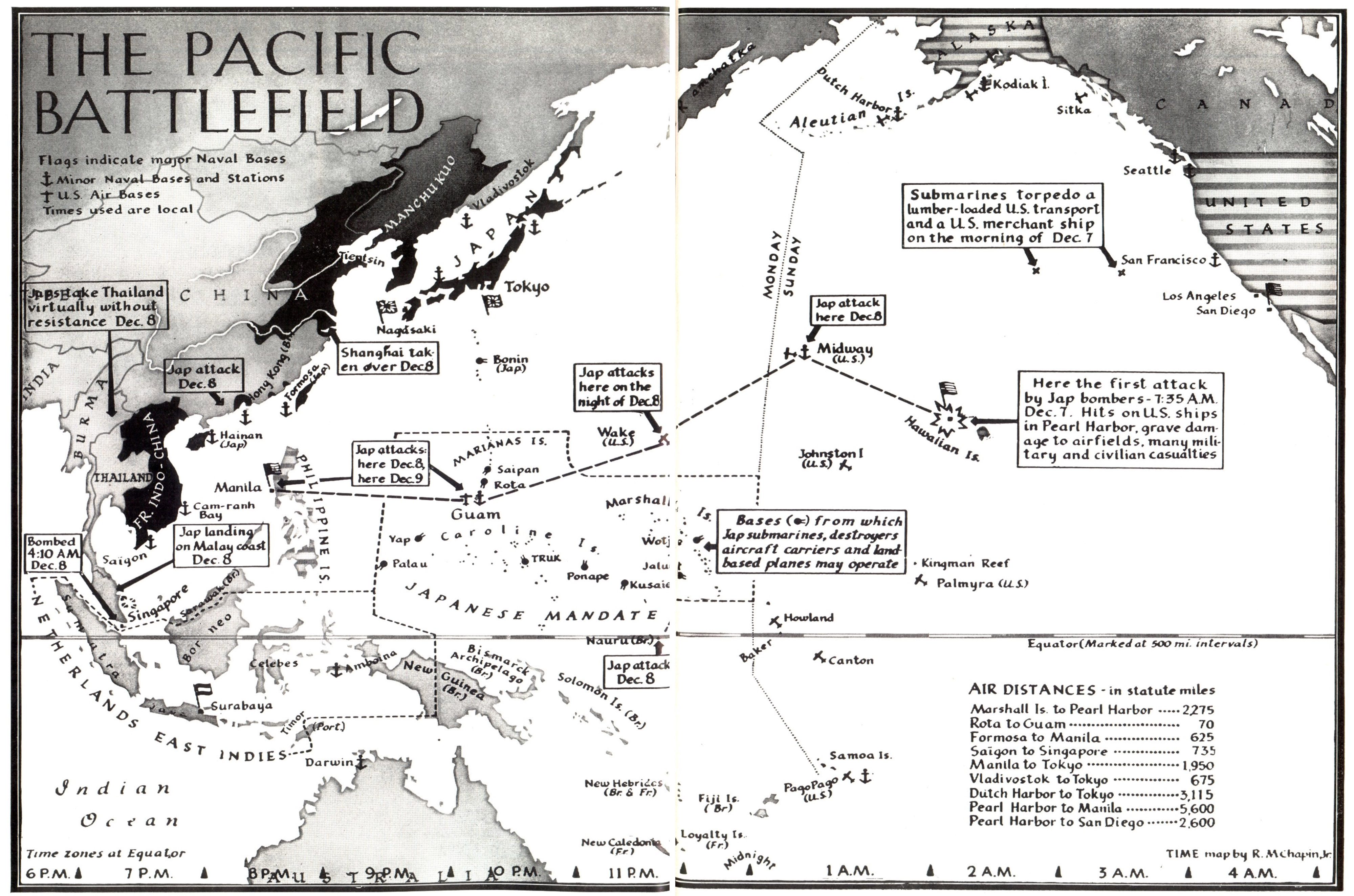 Pearl Harbor World Map