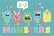 Monsters | Animal Illustrations ~ Creative Market