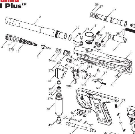 PMI Piranha GTI Plus Parts and Diagram – TippmannParts