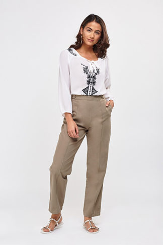 Basic Straight Leg Trousers