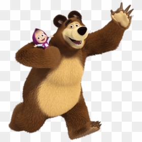 Masha And Bear Png - Personajes Masha Y El Oso, Transparent Png - vhv