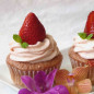 Real Strawberry Cupcakes