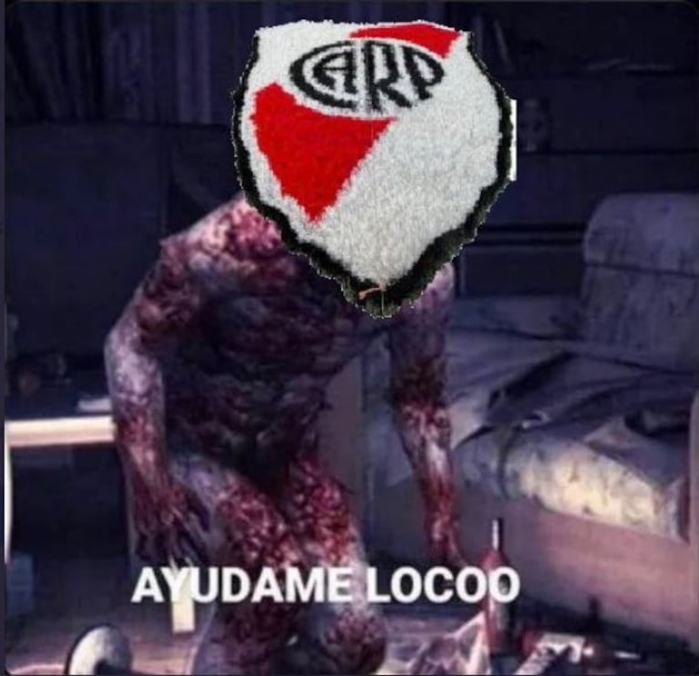 River puso su escudo en el césped del Monumental pero por una confusión explotaron los memes: “Arreglen eso”