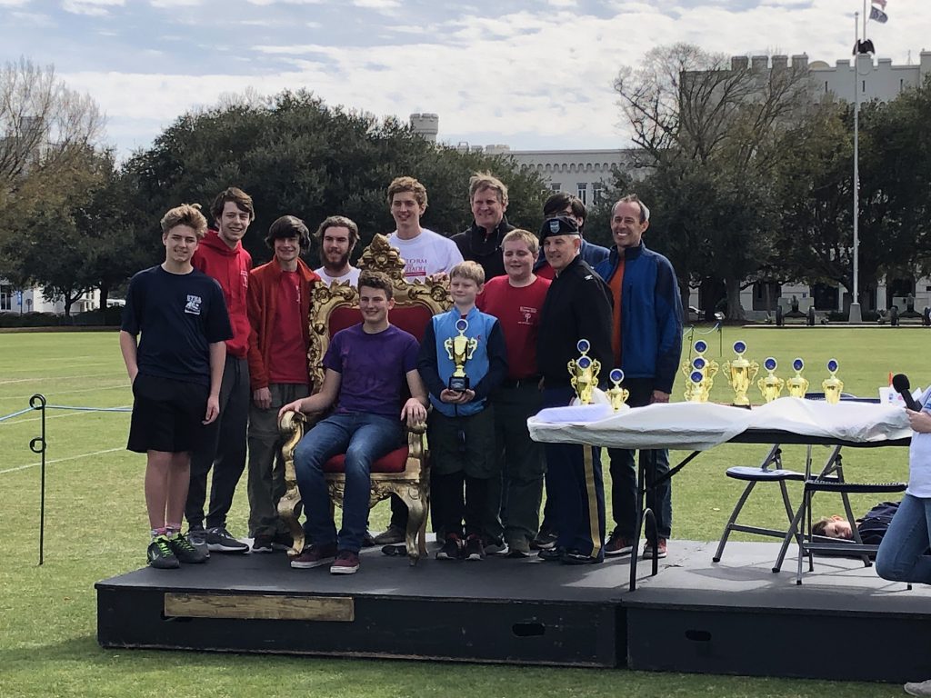 Boy Scouts Troop 502 Isle of Palms accepting High School Accuracy Award