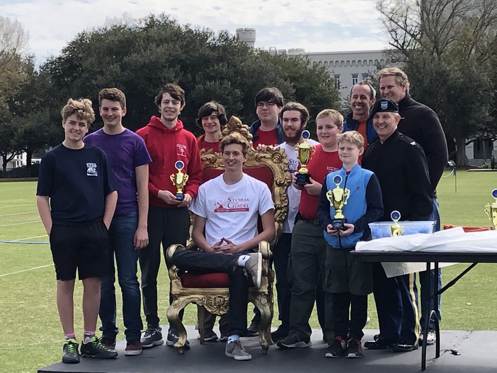 Boy Scouts Troop 502 Isle of Palms accepting Overall Accuracy Award