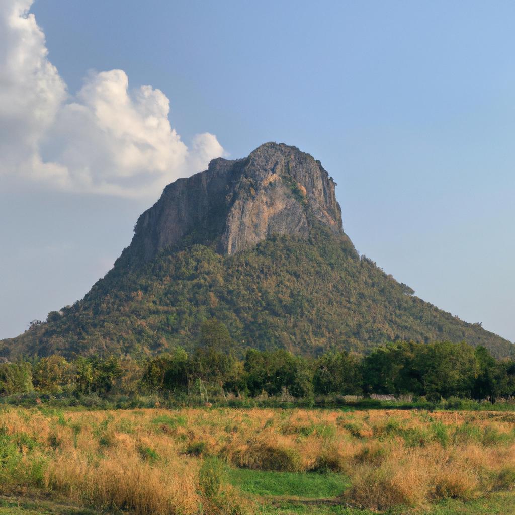 Sacred Ground: A mountain with an unusual cultural significance in the local community.