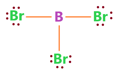 BBr3 Lewis dot structure