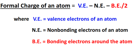 formal charge formula