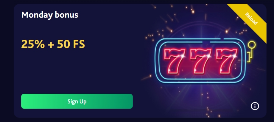 7bitcasino mandags bonus