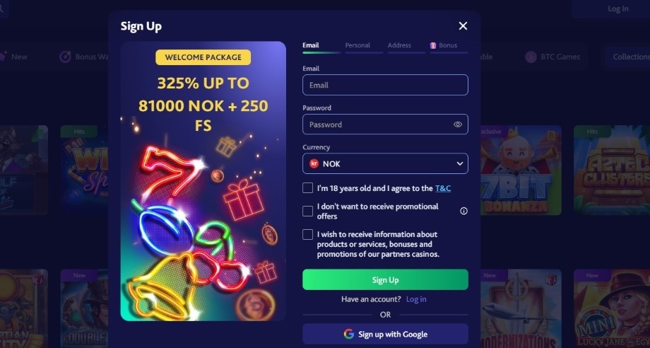 7bitcasino registrering