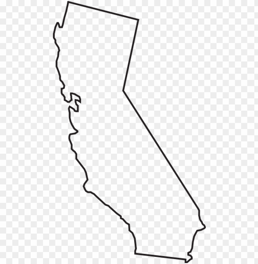 California State Bar - California Outline Clip Art PNG Transparent Background