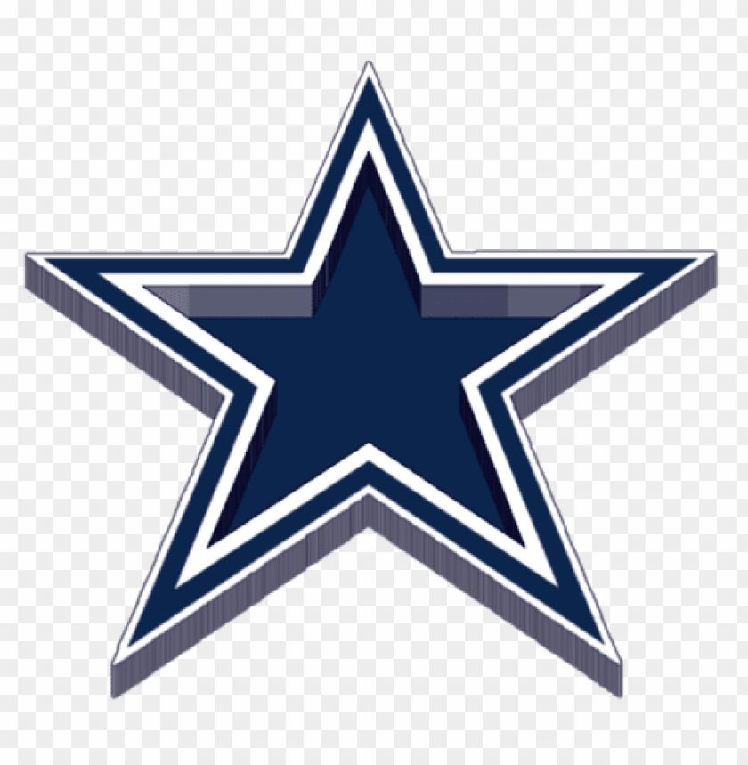 Dallas Cowboys Star PNG Transparent Background