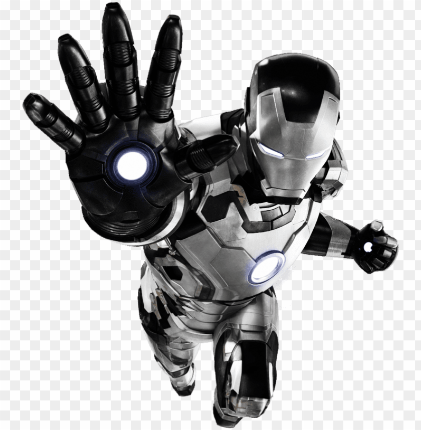 iron man mk - iron man art black and white PNG image with transparent  background | TOPpng