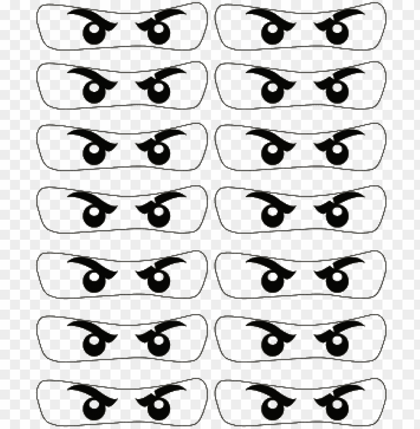 Free Printable Ninjago Eyes - Printable World Holiday