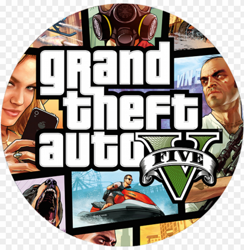 Ta Png - Grand Theft Auto 5 Round PNG Transparent With Clear Background ...