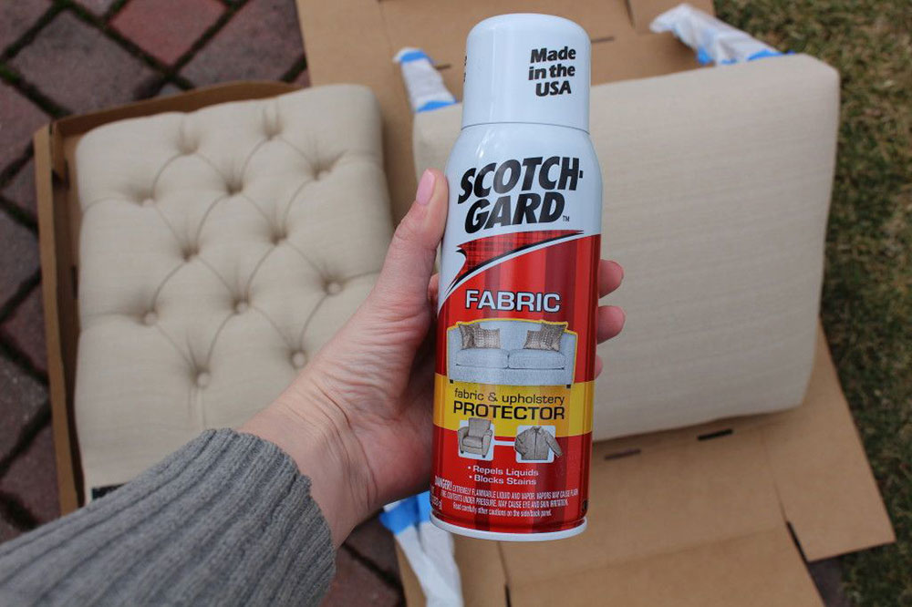 Fabric spray How to clean microfiber furniture so that it looks new