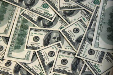 Dollars on desktop wallpaper