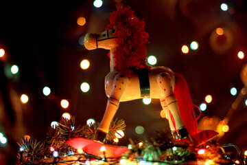 Christmas horse  wallpaper on desktop №17936