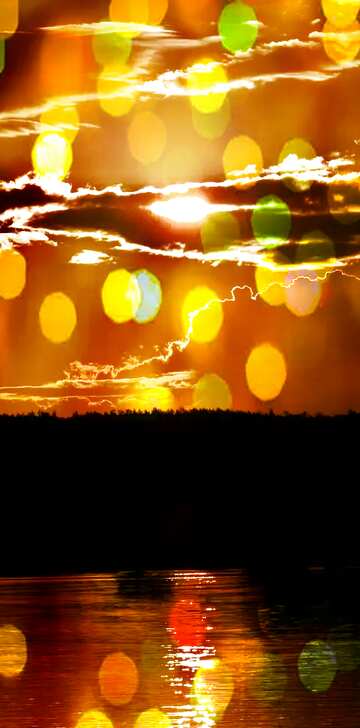 FX №176373 Beautiful sunset banner background