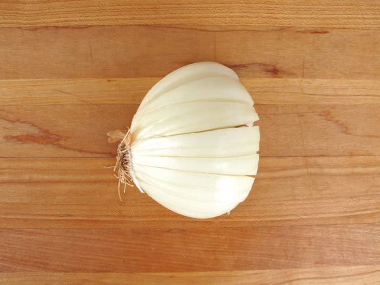 All About Onions: History, Chopping and Stopping Tears - Learn a little history about the onion, how to get rid of the onion smell and tears, and how to properly chop and mince one using a chef's knife.