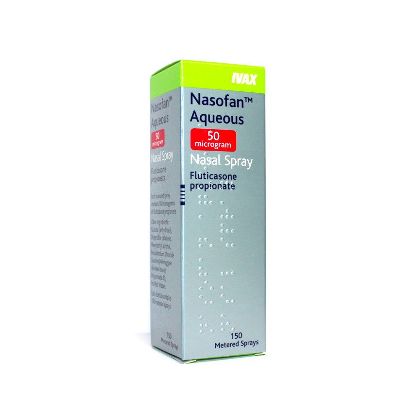 Fluticasone (Nasofan) 50mcg Aqueous Nasal Spray 150 Sprays