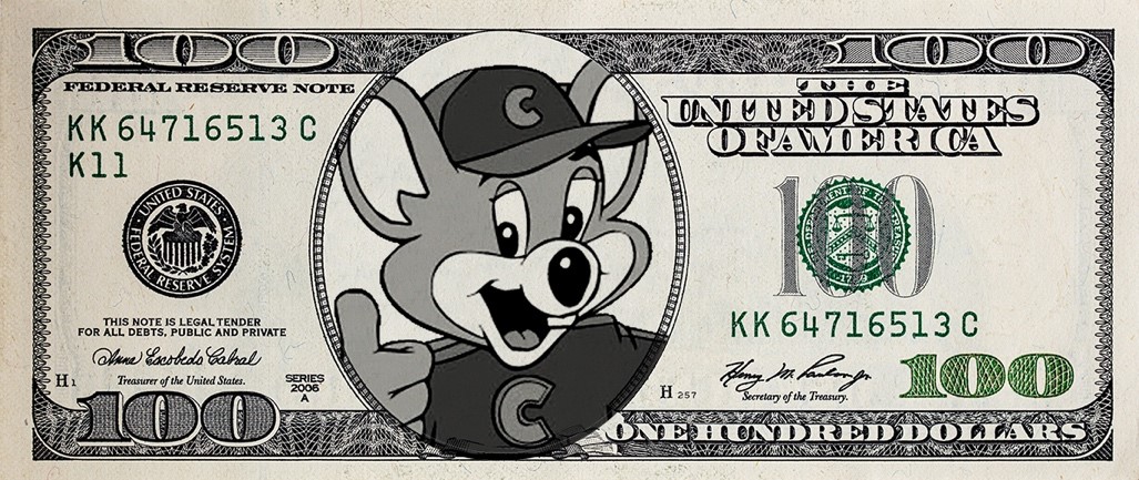 Chuck E Cheese Money