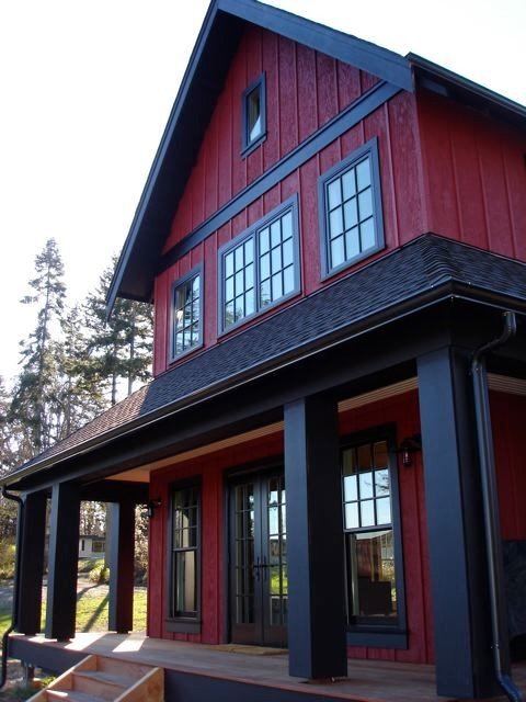 Two Story Red Farmhouse