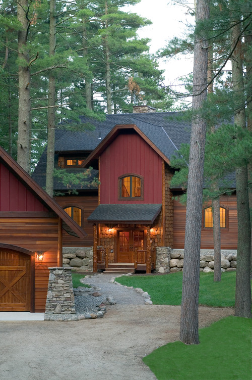 Red House in the Forest